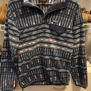 Patagonia Men's Multi-Patterned Zip-Up Sweater